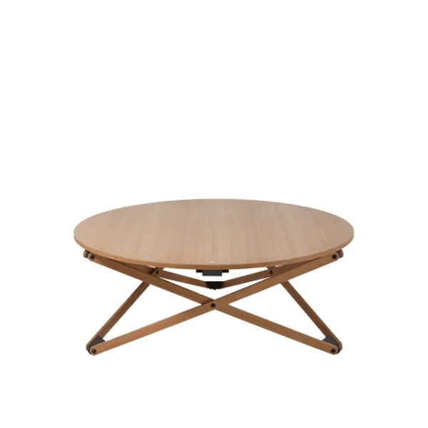 Santa & Cole Subeybaja height-adjustable table natural oak